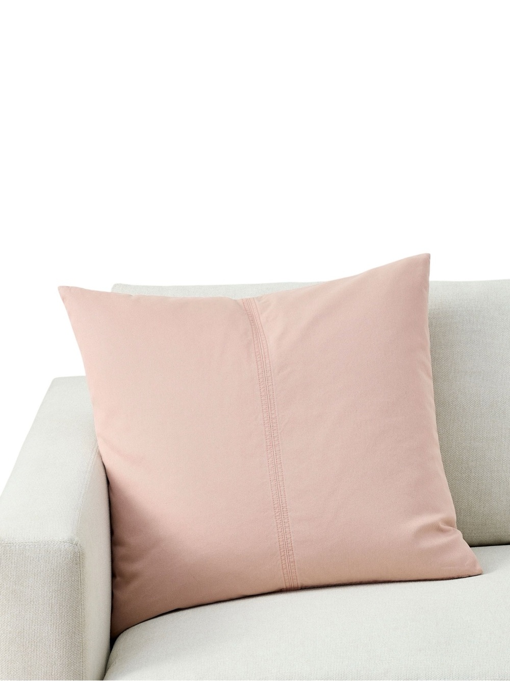 Pottery Barn Sun Washed Twill Throw Pillow Cover 22” x 22” SNWSHDTWLPLWBLUSH